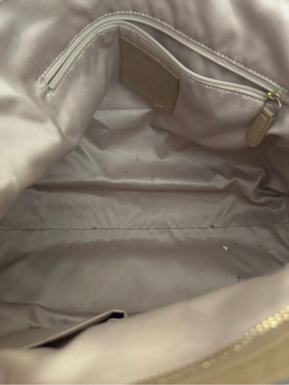 Coach Campbell Leather Tan Tote Bag